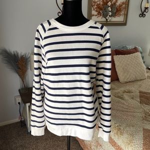 Striped Crewneck Sweatshirt